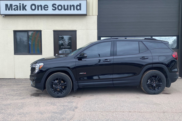 GMC 2024 Terrain with professional window tint in North Bay